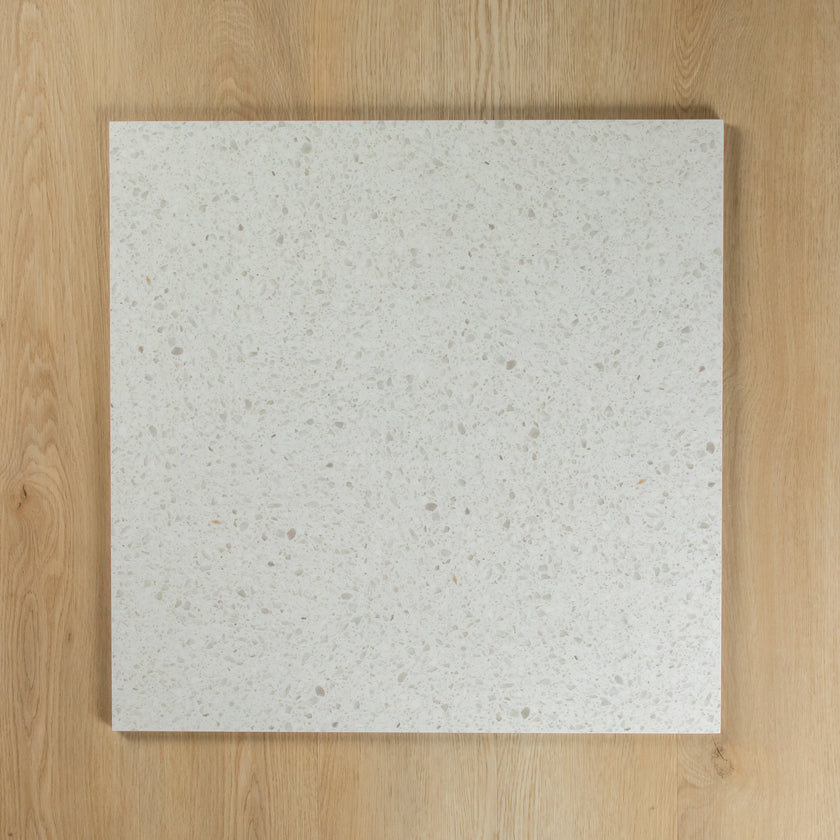 Terrazzo Carving White Matte
