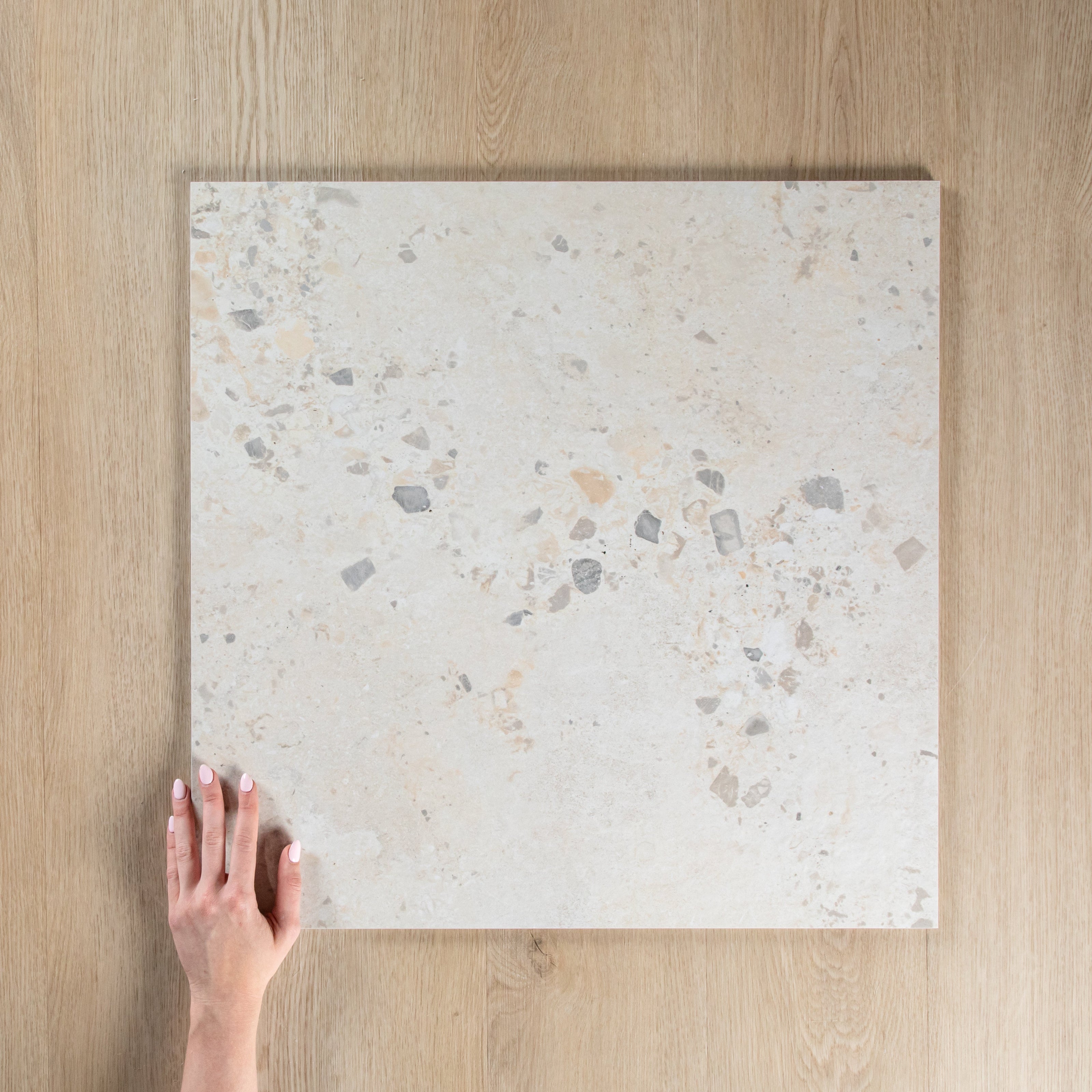 Terrazzo Crete Cream In Out