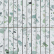 Terrazzo Green Honed Emerald Kit Kat Mosaic