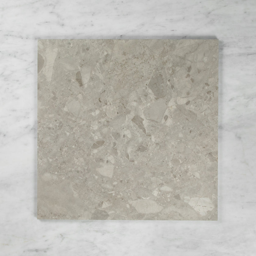 Terrazzo Stone Light Grey In Out