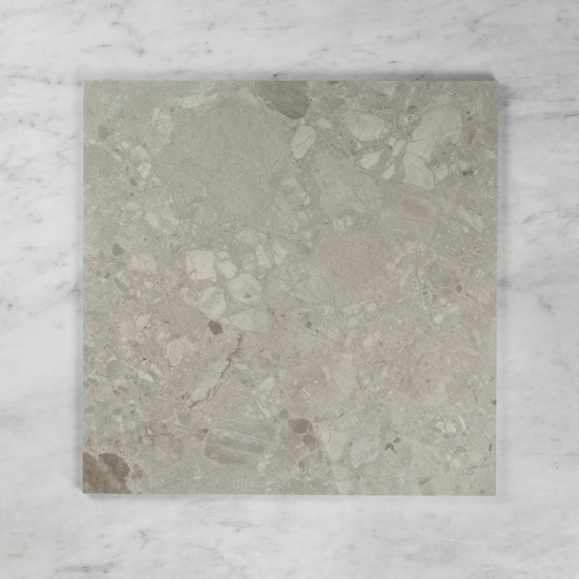 Terrazzo Stone Light Grey In Out