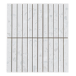Terrazzo White Honed Moonstone Kit Kat Mosaic