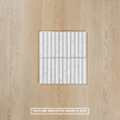 Terrazzo White Honed Moonstone Kit Kat Mosaic