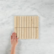 Travertine Concave Kit Kat Mosaic