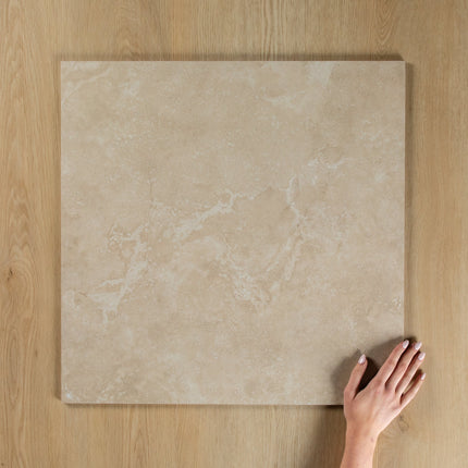 Travertine Cross Cut Beige In Out
