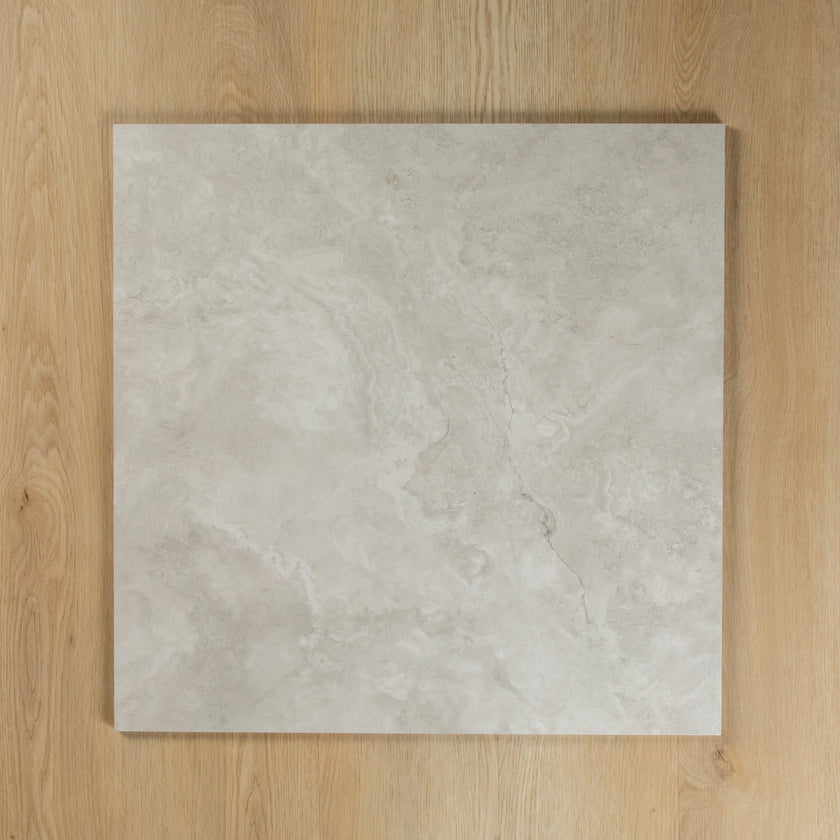 Travertine Cross Cut Silver In Out