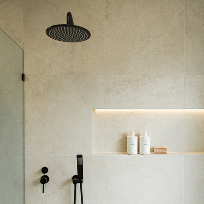 Travertine Cross Cut White Matte