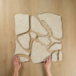 Travertine Stone Ivory Crazy Pave In Out