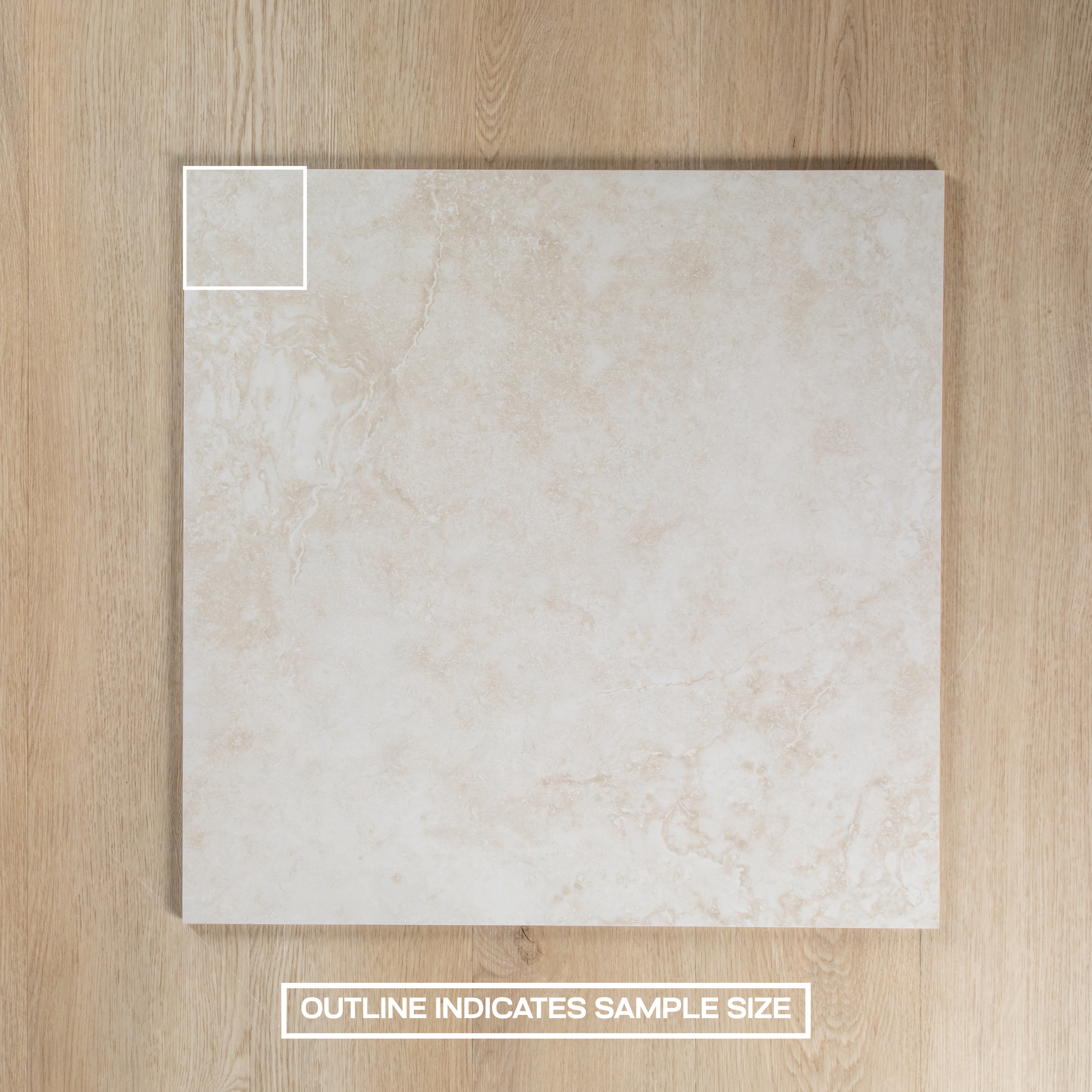 Travertine Cross Cut Cream + Mini Arch Mosaic Travertine