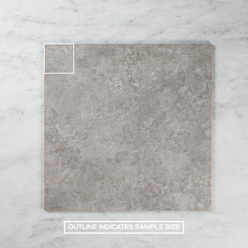 Travertine Stone Grigio + Miyako Coffee Gloss