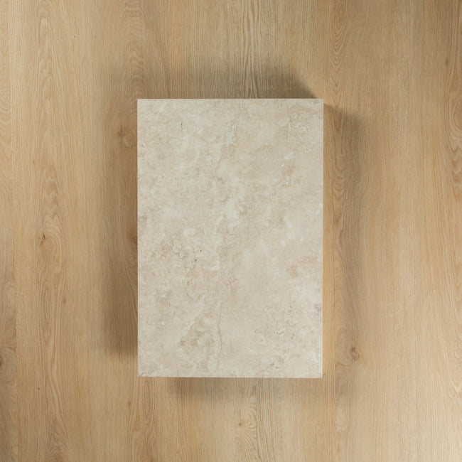 Travertine Stone Ivory Drop Face Coping