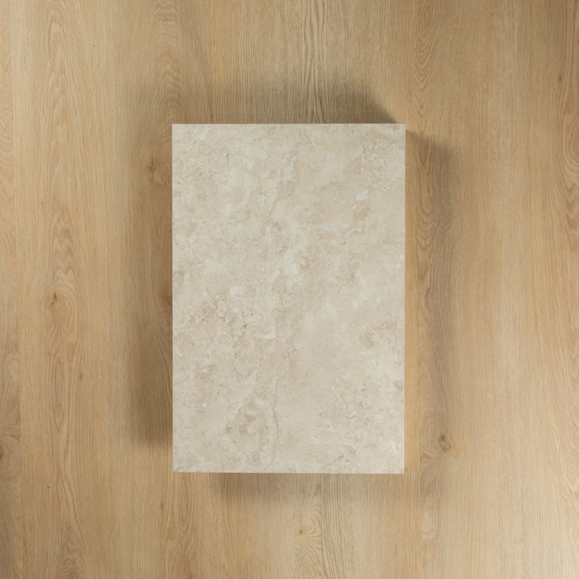 Travertine Stone Ivory Drop Face Coping