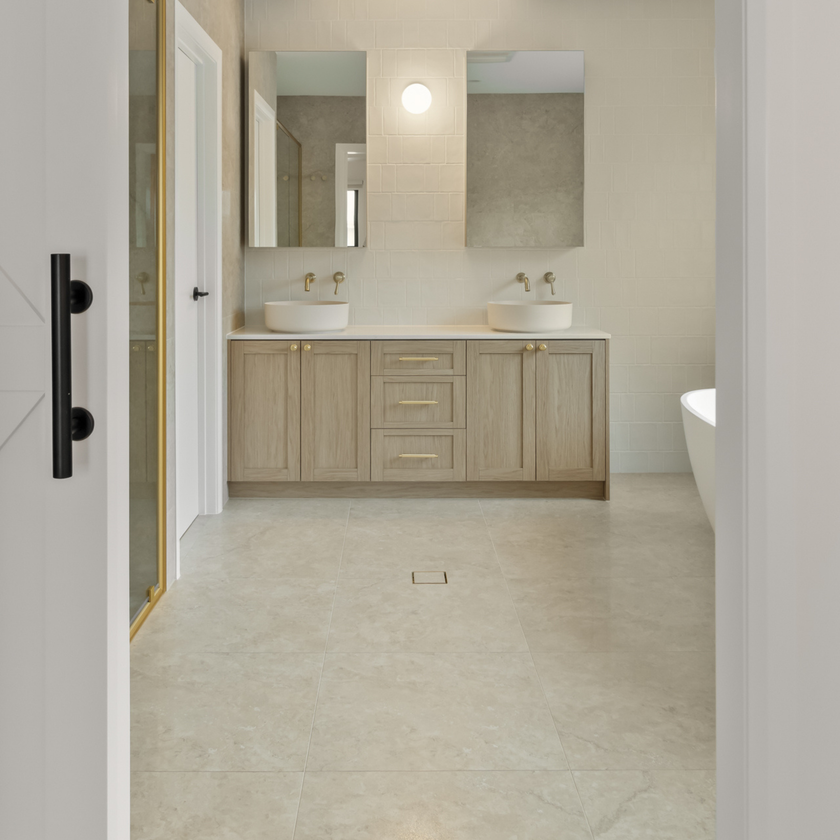Travertine Stone Natural + Noosa White
