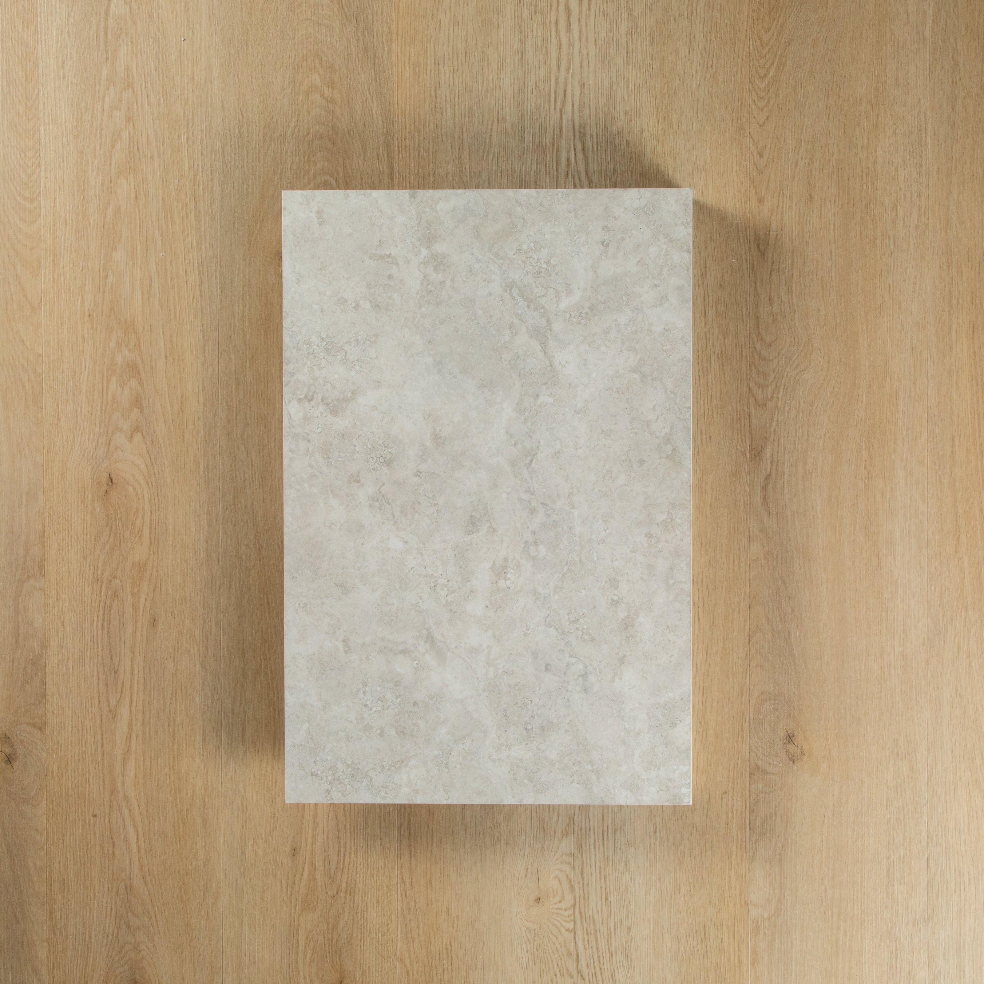 Travertine Stone Silver Drop Face Coping