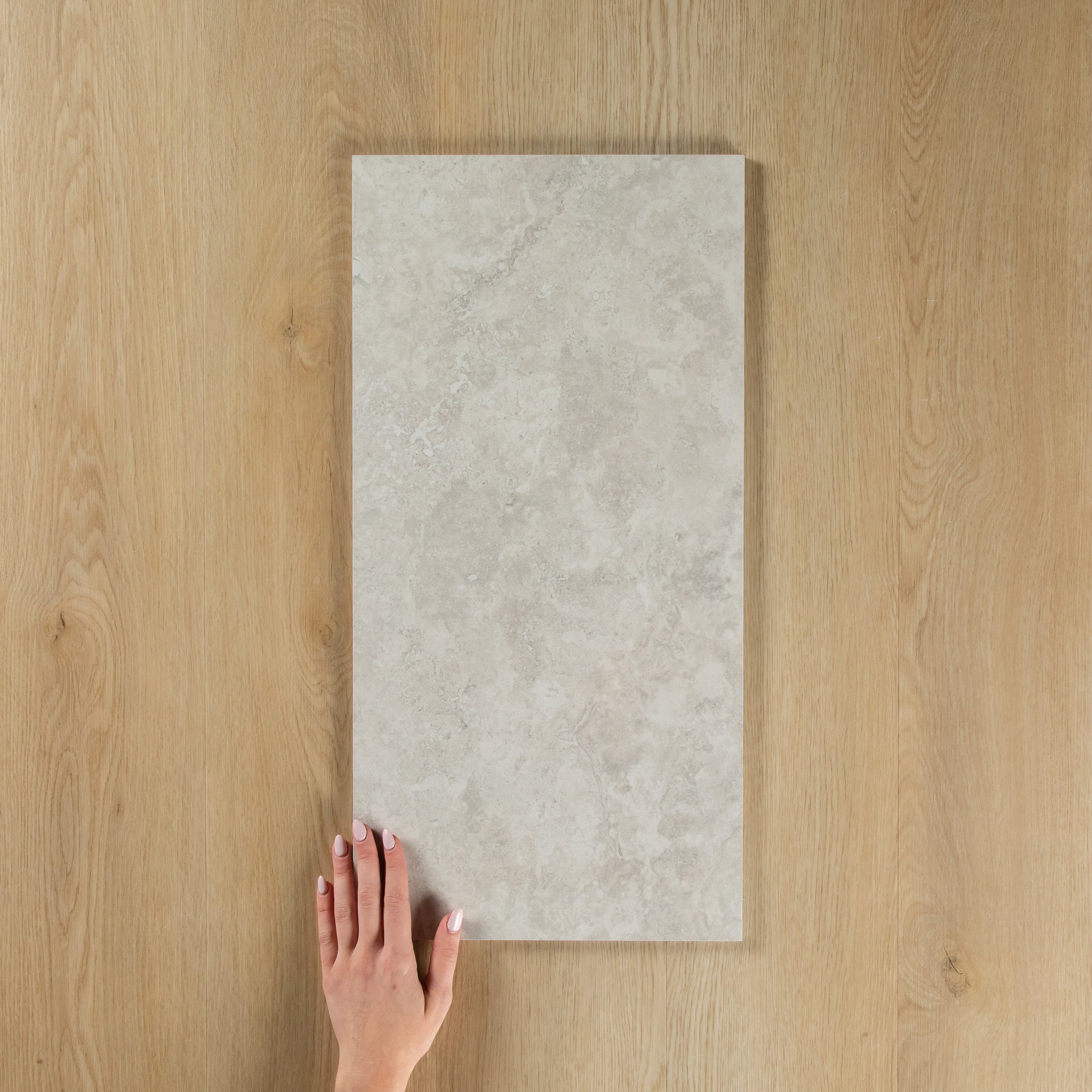 Travertine Stone Silver Honed