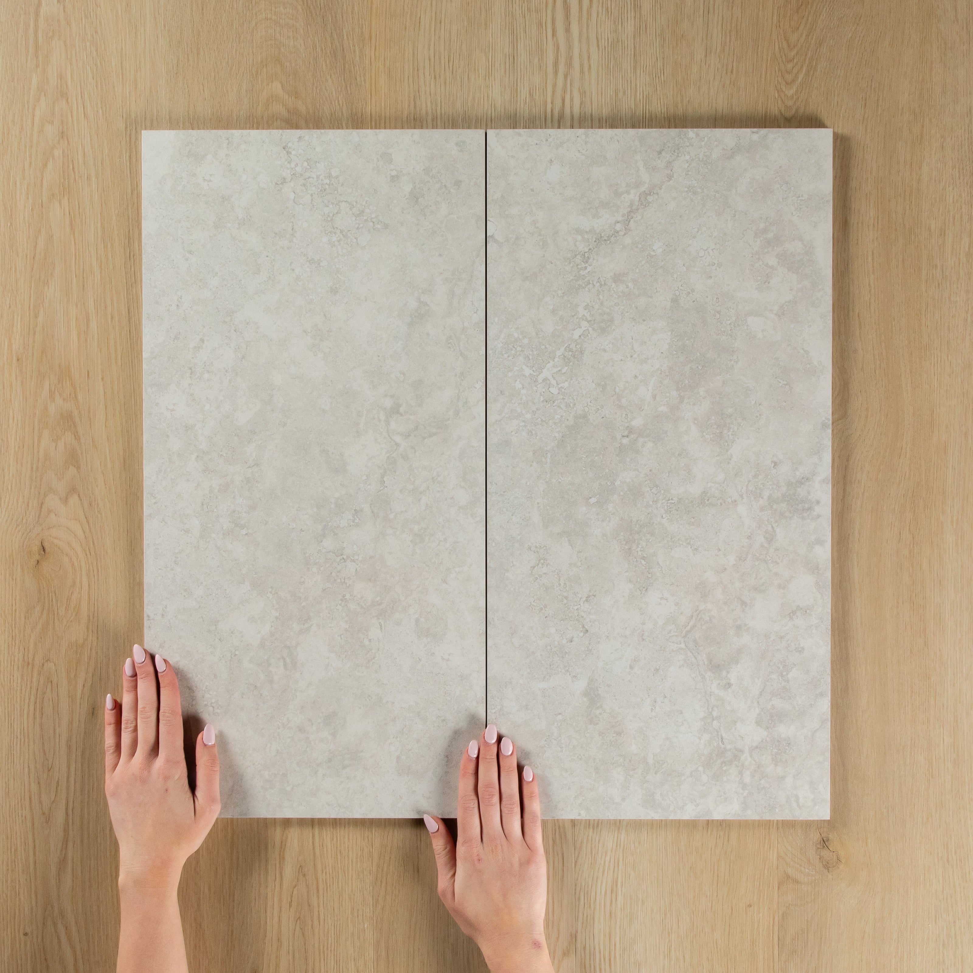 Travertine Stone Silver Lappato