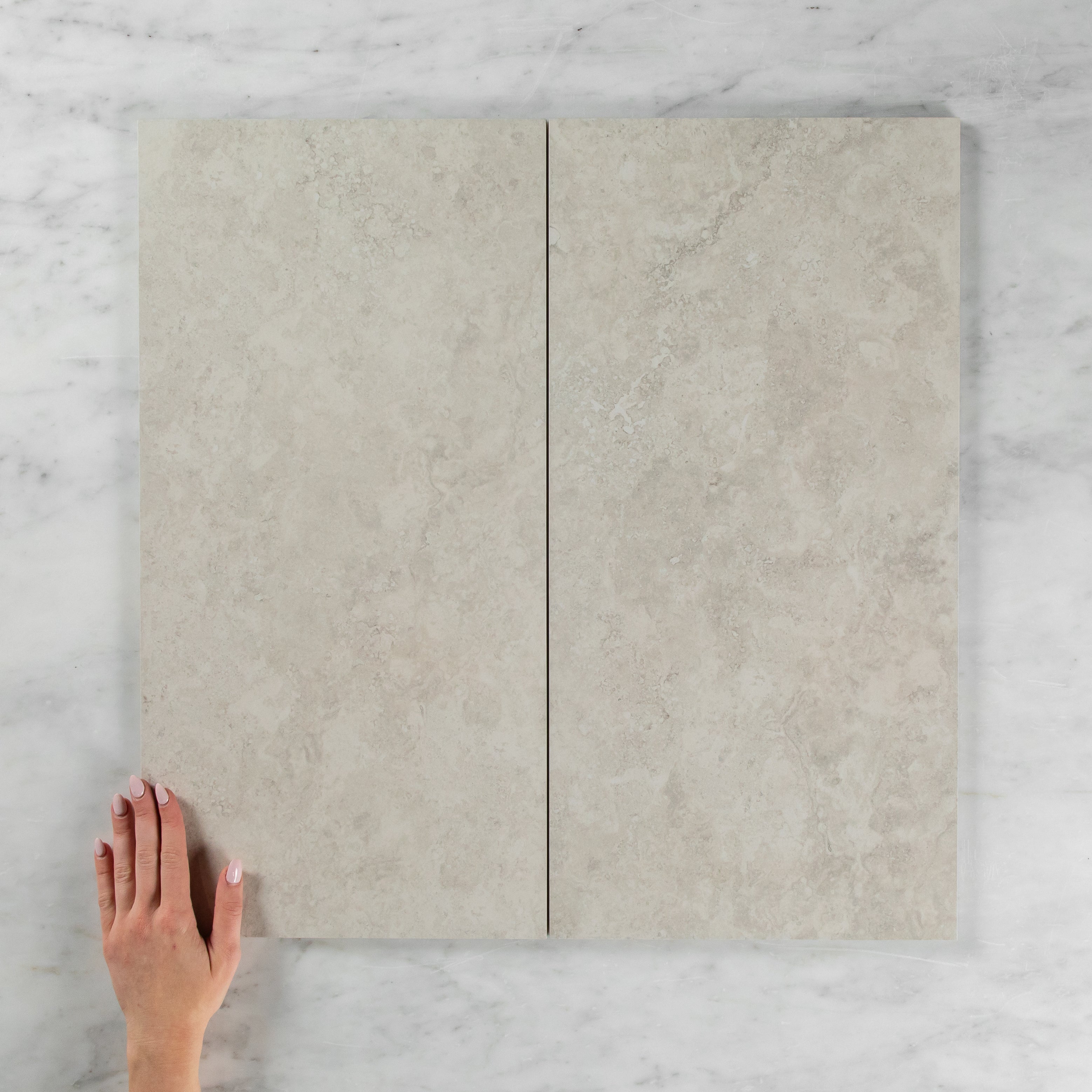 Travertine Stone Silver Honed