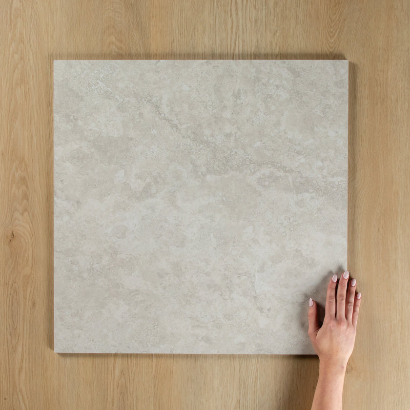 Travertine Stone Silver External Paver