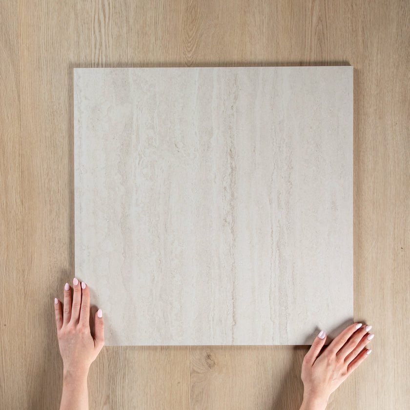 Travertine Vein Cut Cream In Out