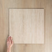 Travertine Vein Cut Dark Beige In out