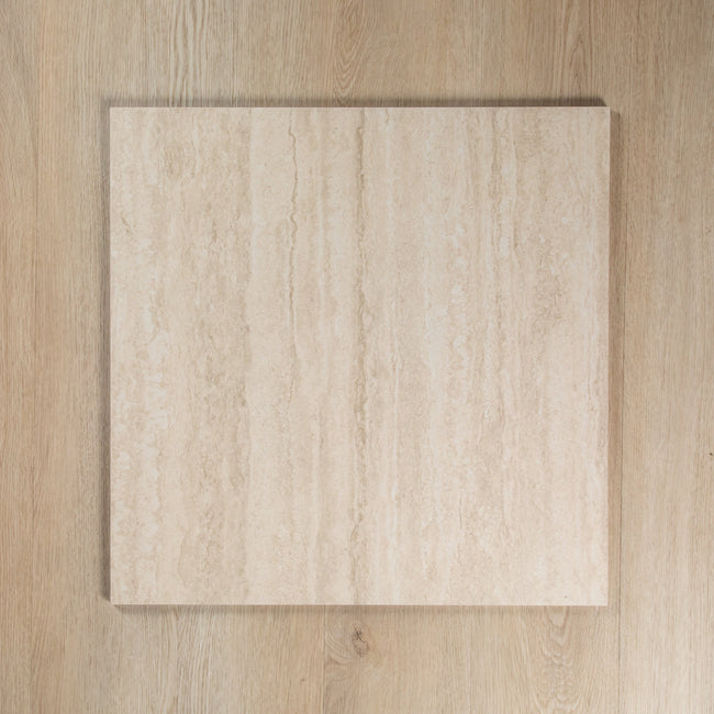 Travertine Vein Cut Dark Beige In out