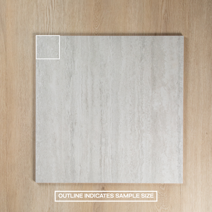 Travertine Vein Cut Silver In Out