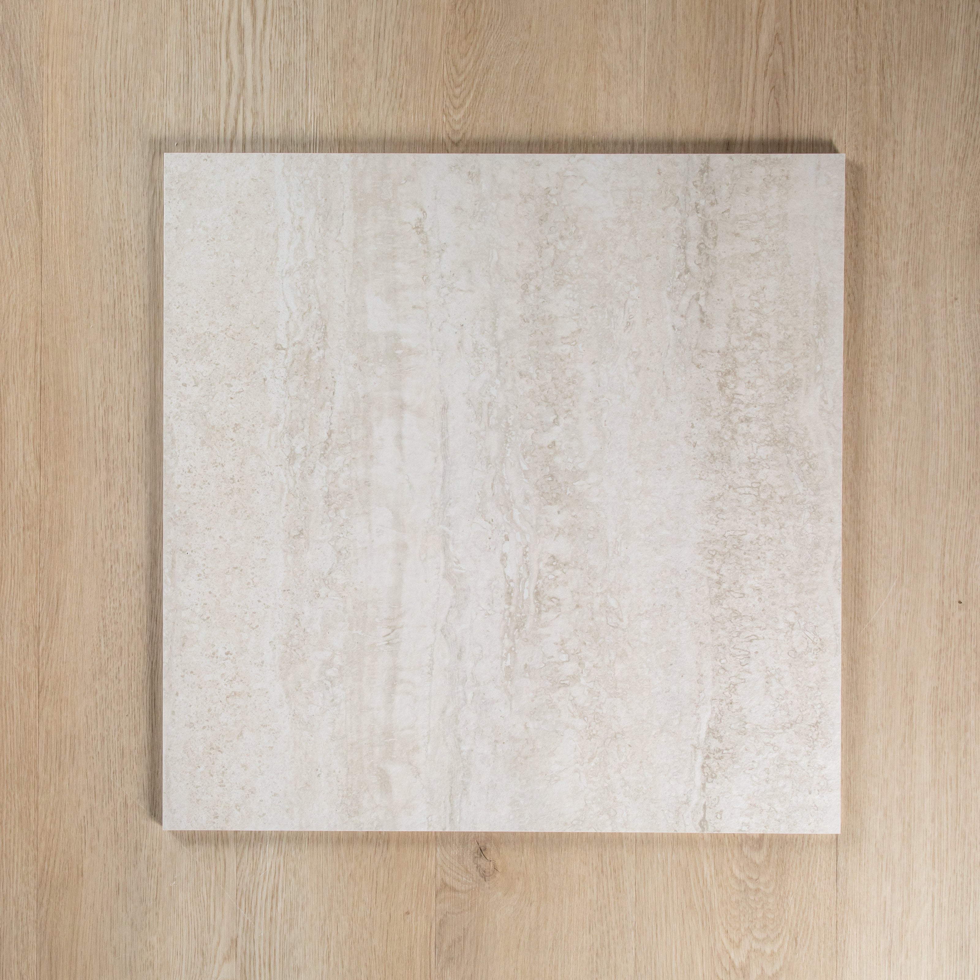 Travertine Vein Cut White Matte