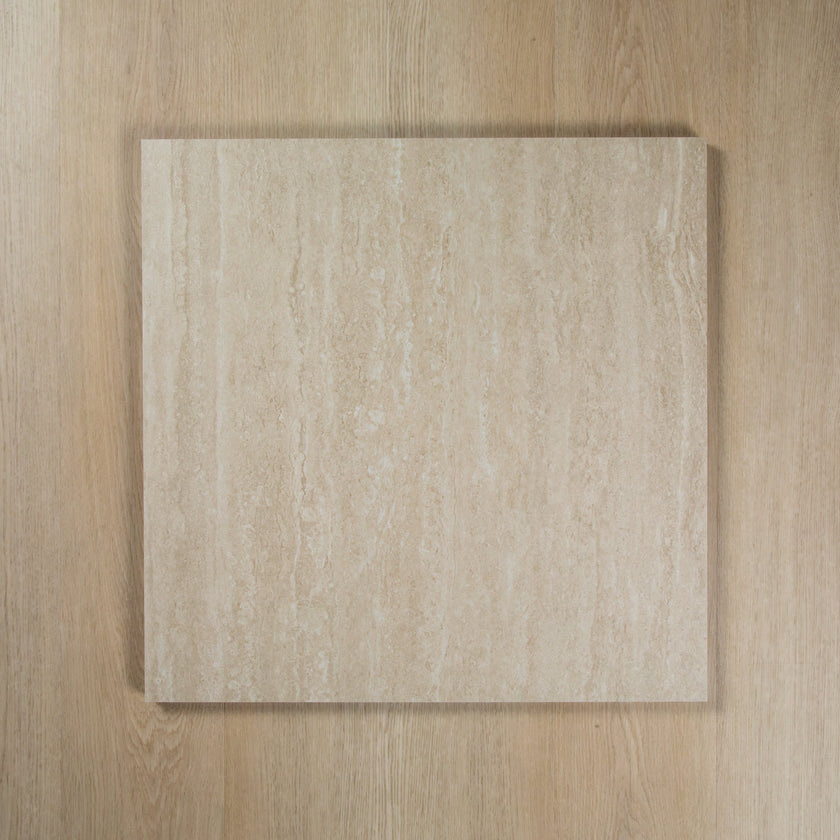 Travertine Vein Cut Mid Beige In Out Paver 20mm