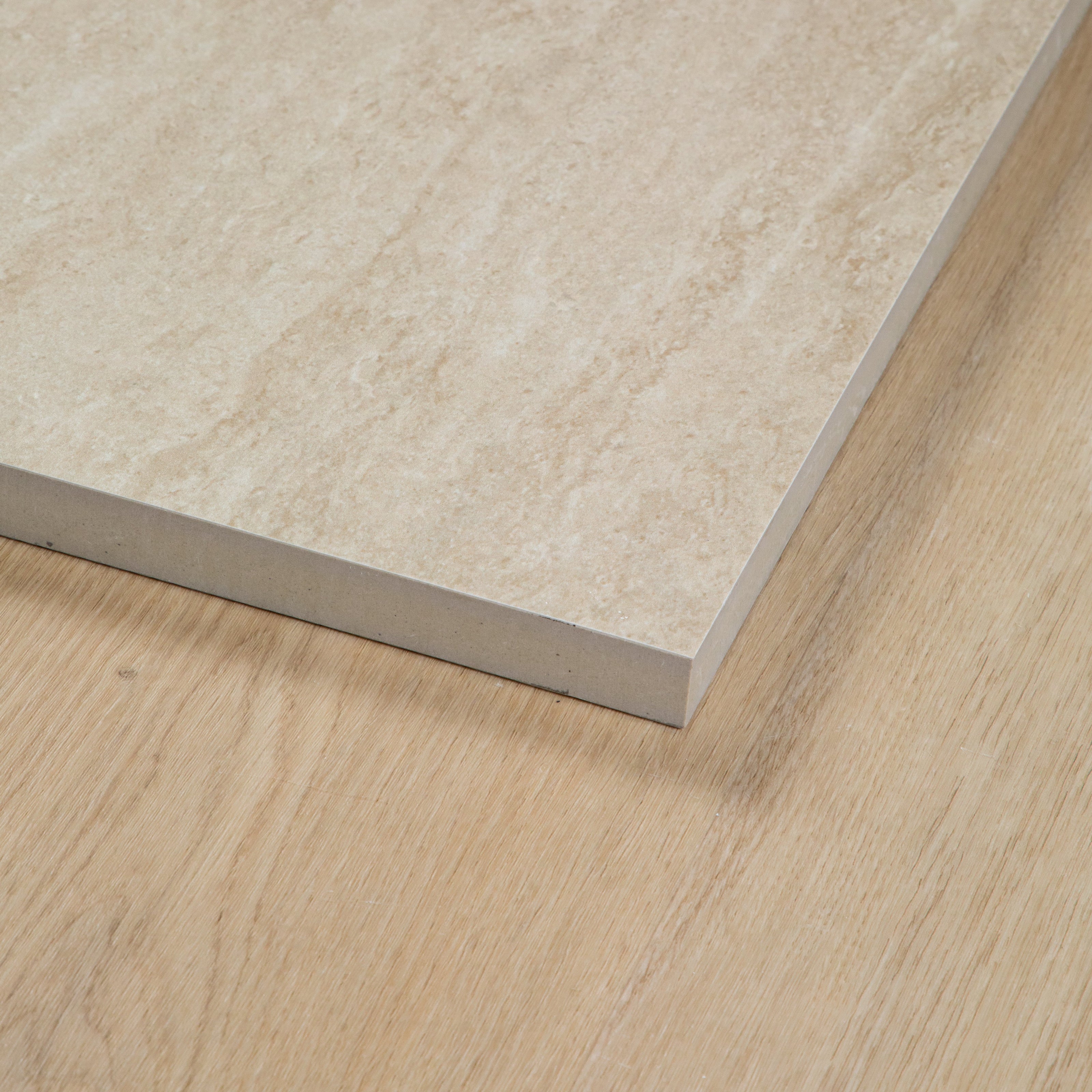 Travertine Vein Cut Mid Beige In Out Paver 20mm