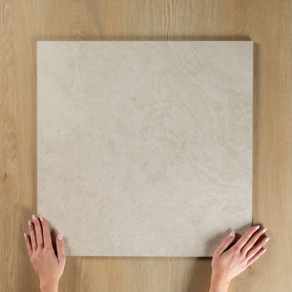 Travertine Cross Cut White Matte