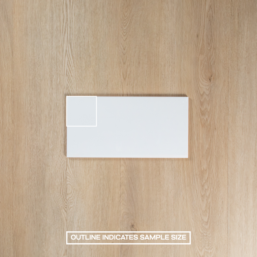 White Gloss Pressed Edge