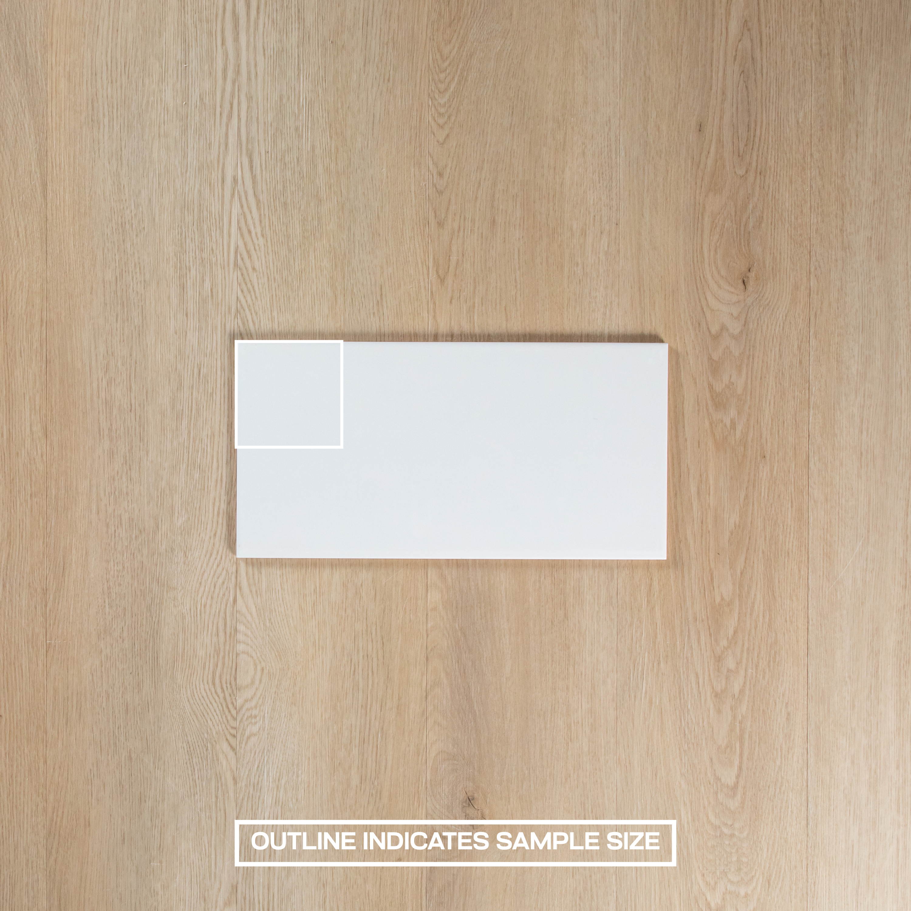 White Gloss Pressed Edge