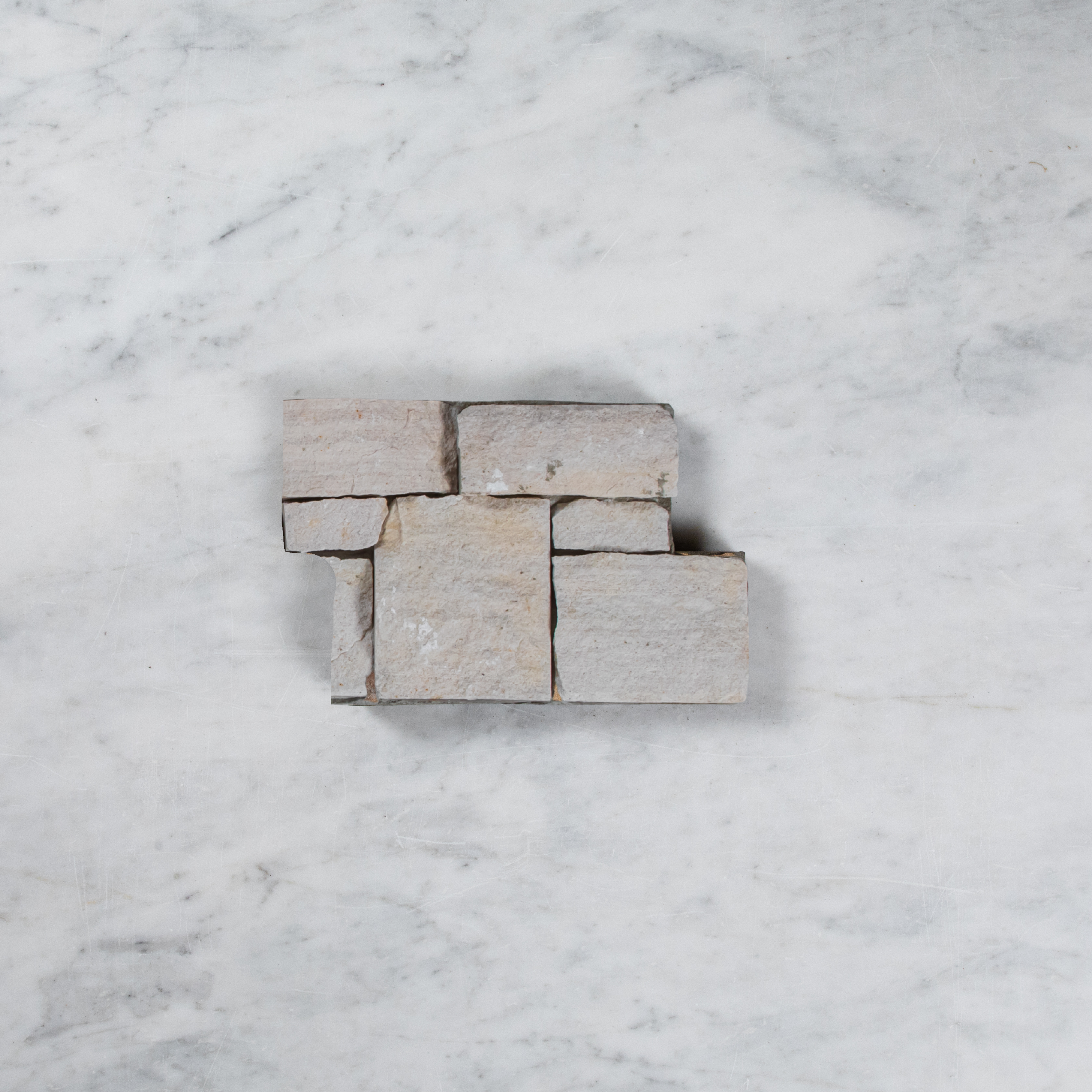 White Sandstone Z Panel Corner