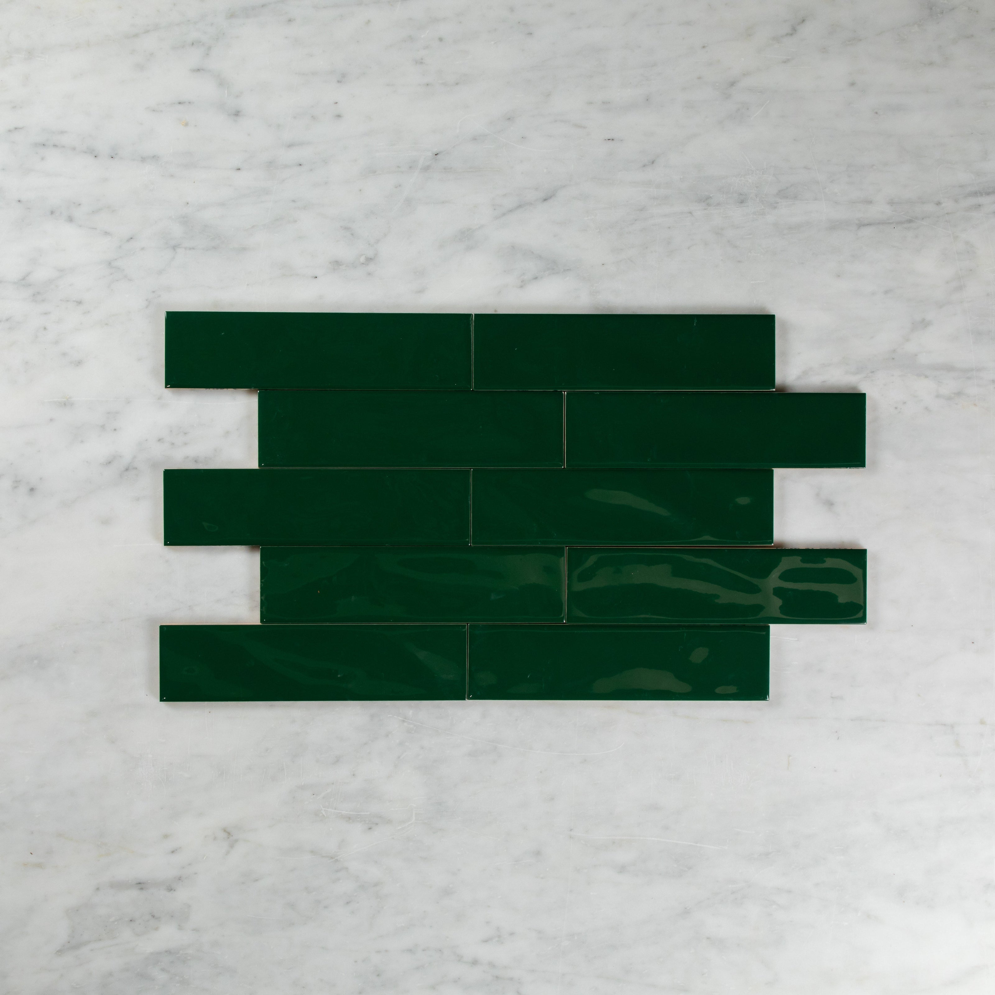 Wave Stone Green Gloss Subway