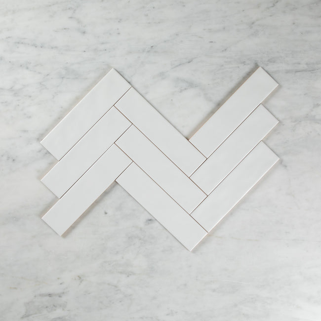 Wave White Matte Subway