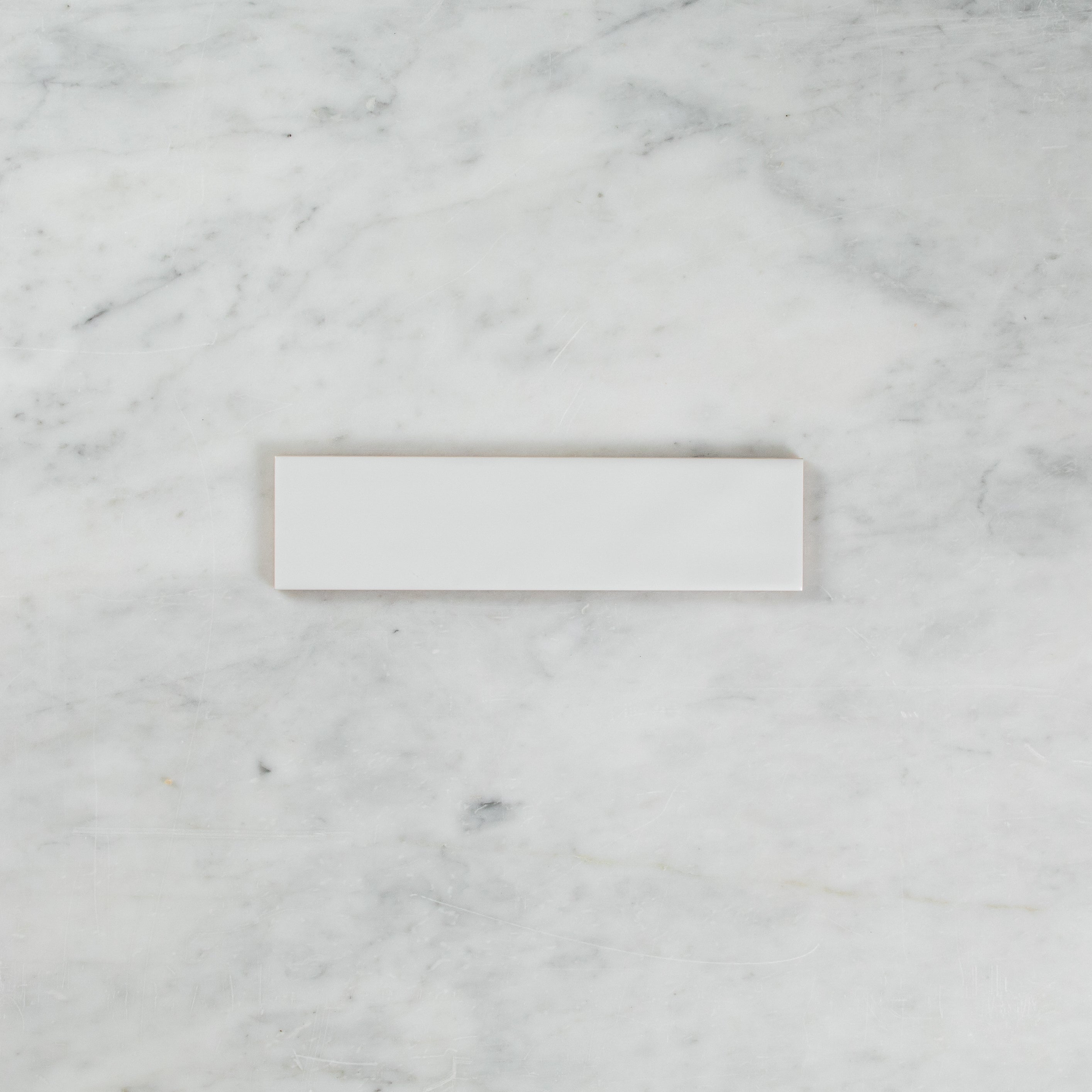 Wave White Matte Subway