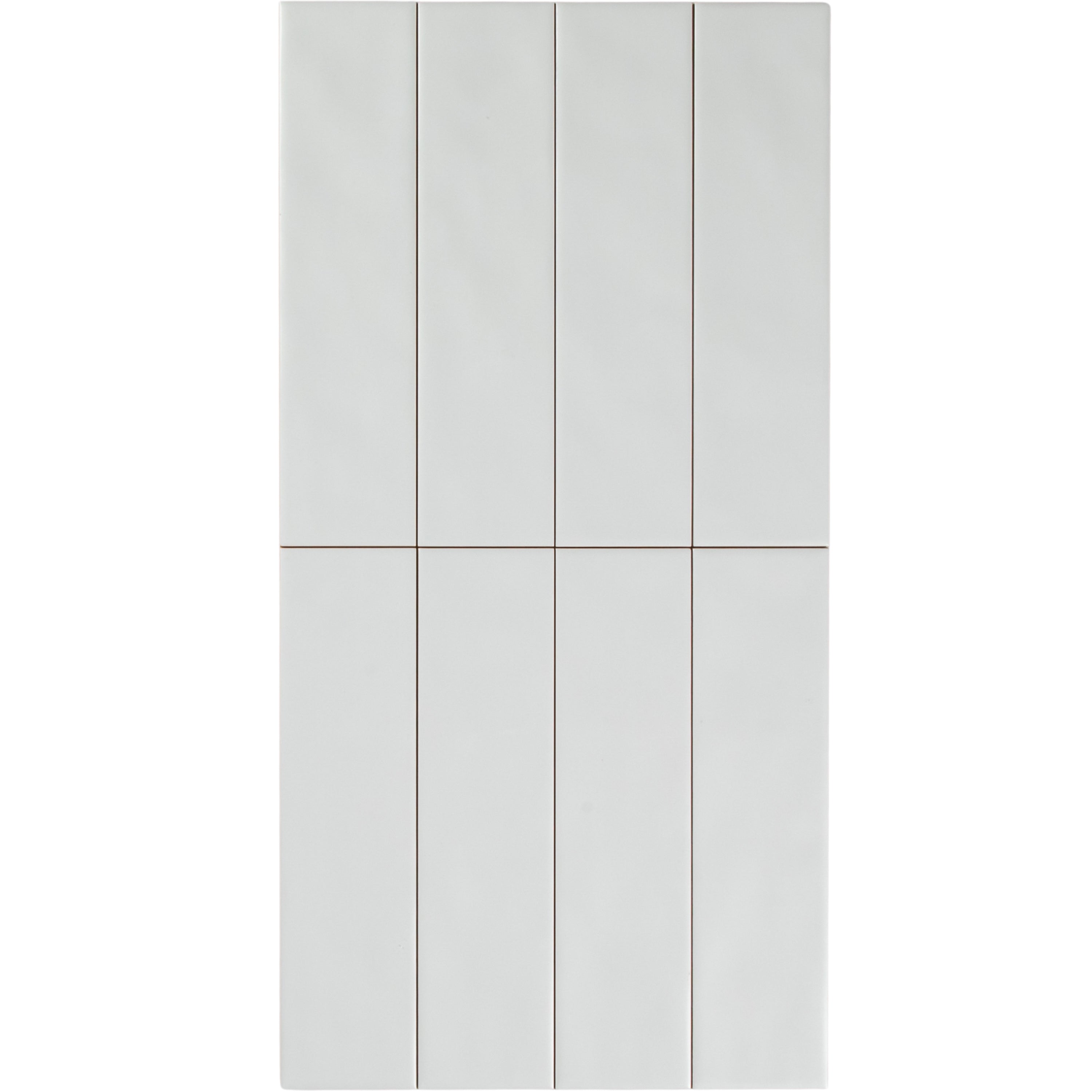 Wave White Matte Subway