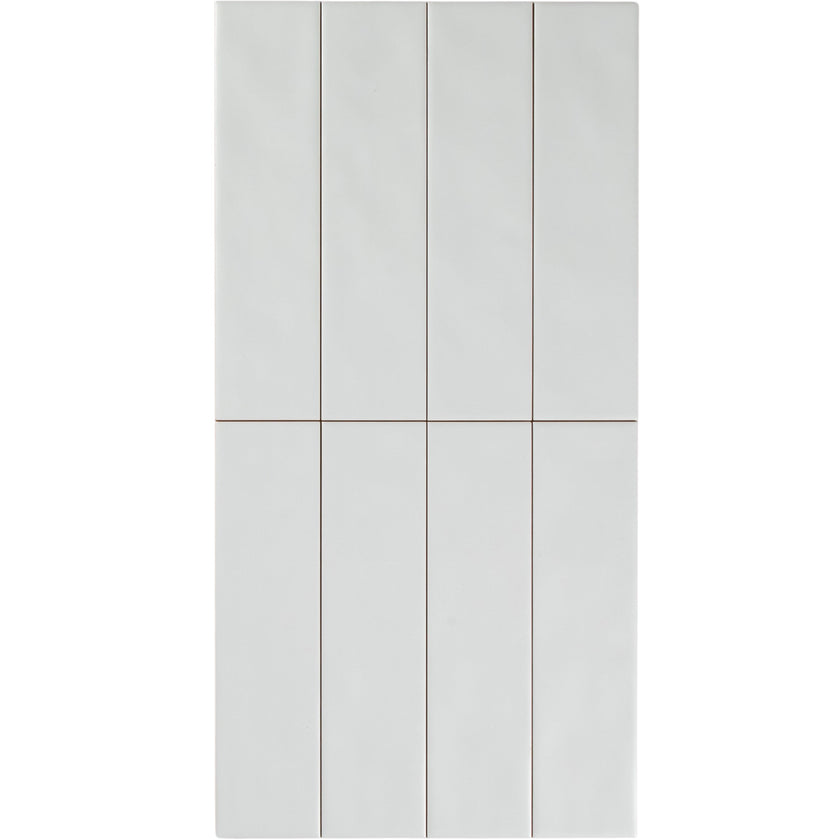 Wave White Matte Subway