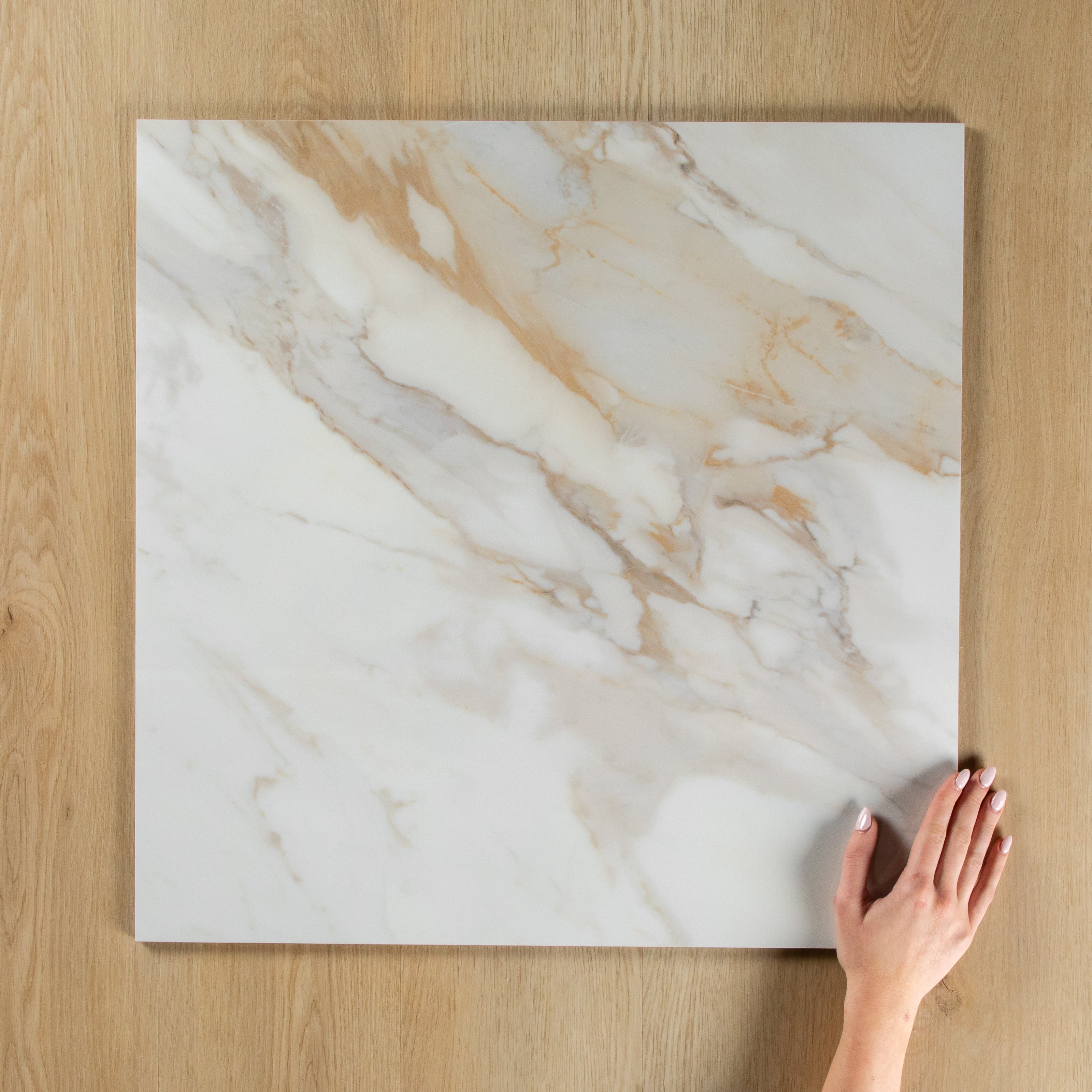 White Plus Calacatta Gold Matte