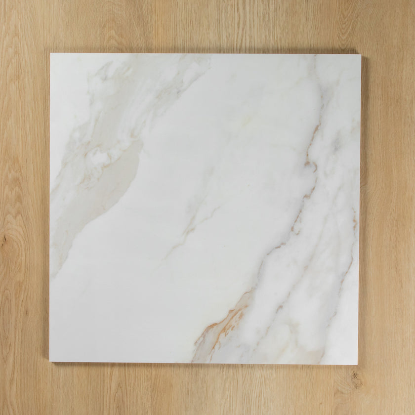 White Plus Calacatta Gold Polished