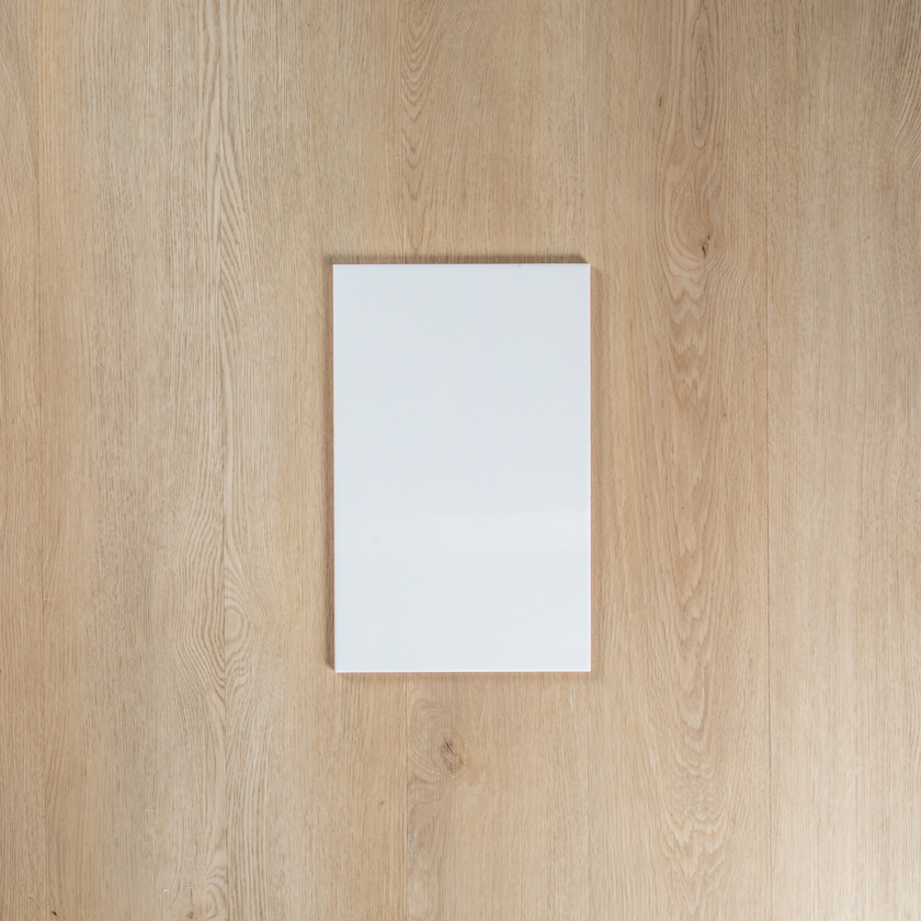 White Gloss Pressed Edge