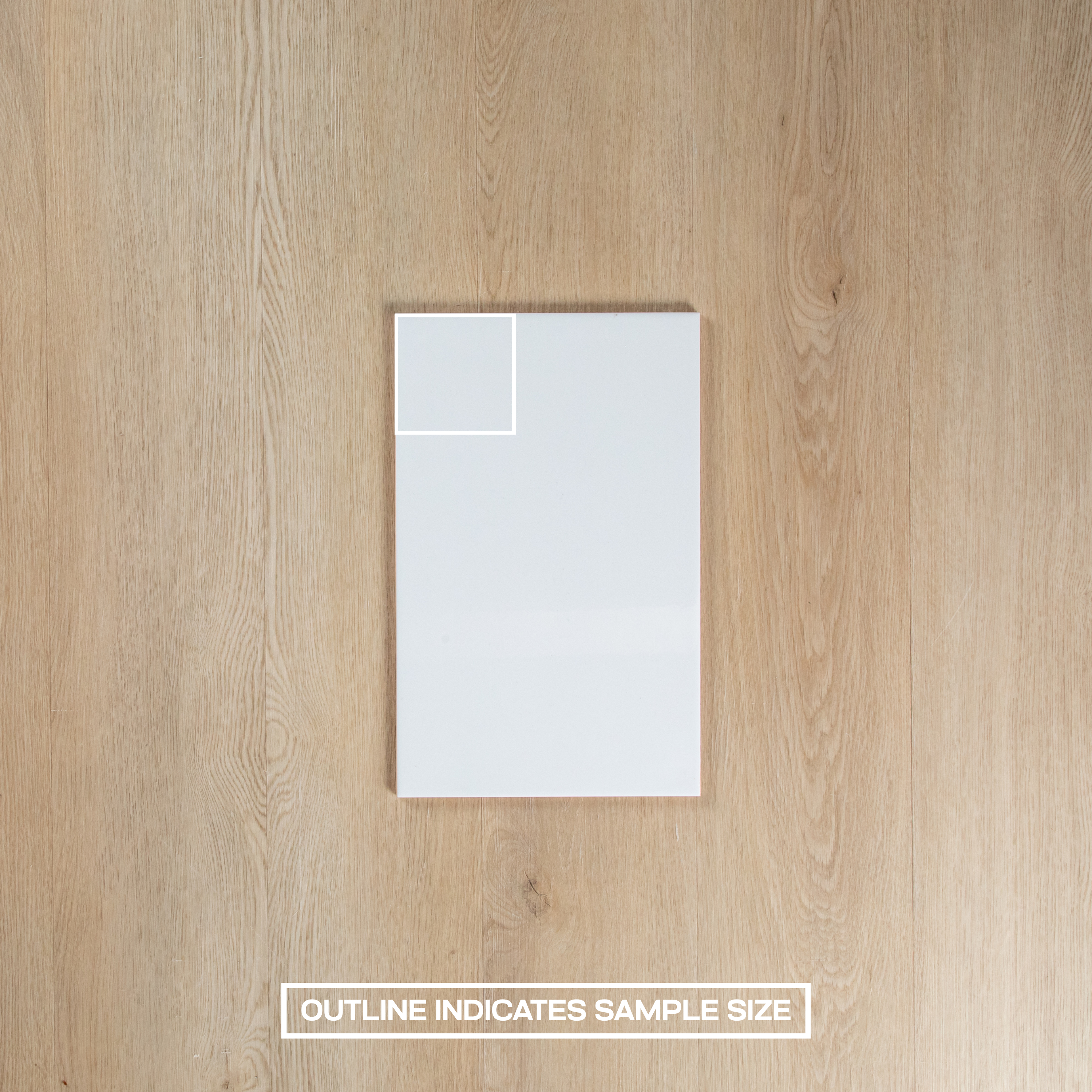 White Gloss Pressed Edge