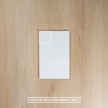 White Gloss Pressed Edge