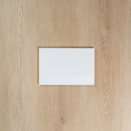 White Gloss Pressed Edge