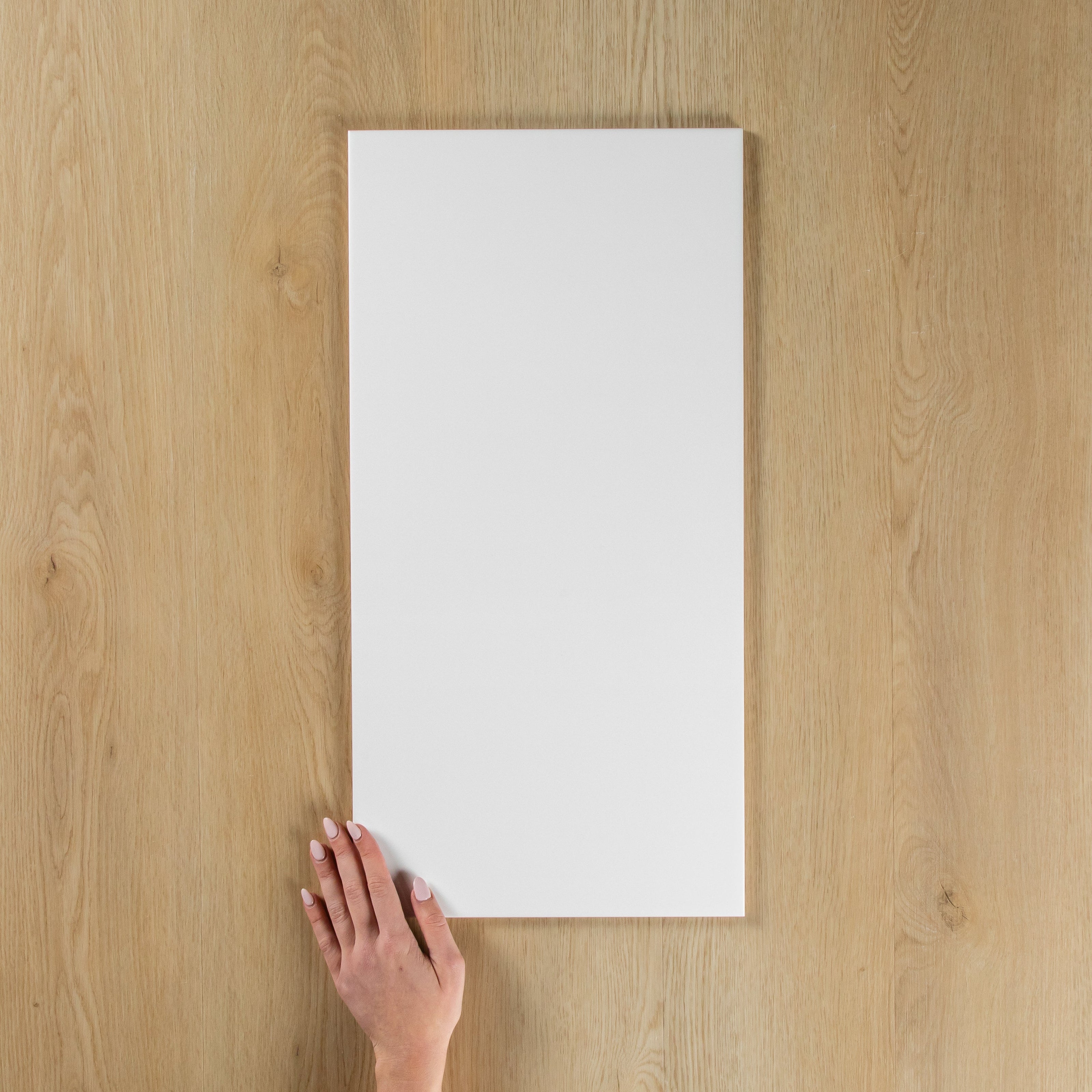 White Gloss Pressed Edge