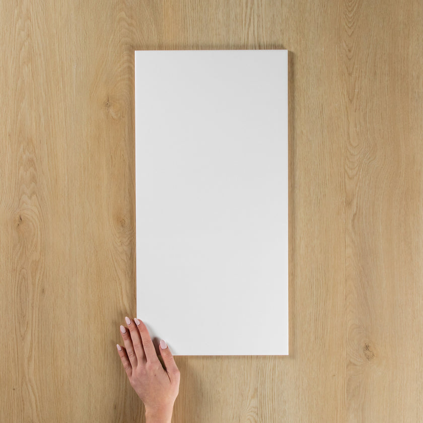 White Gloss Pressed Edge