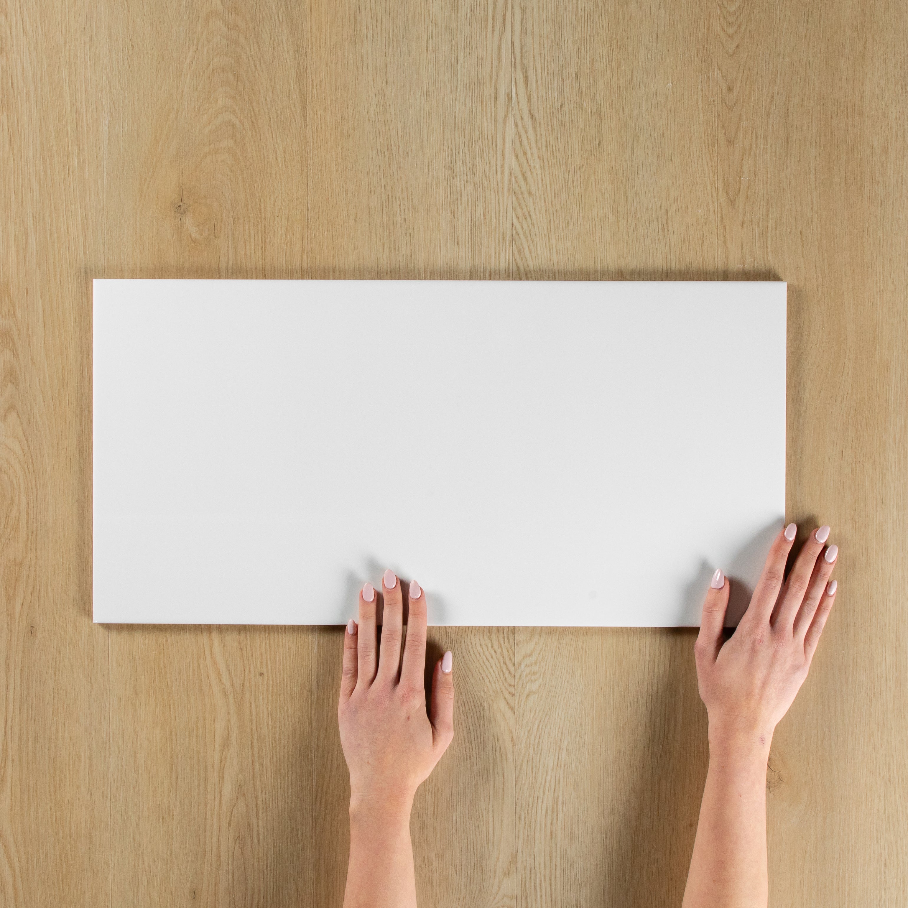 White Gloss Pressed Edge