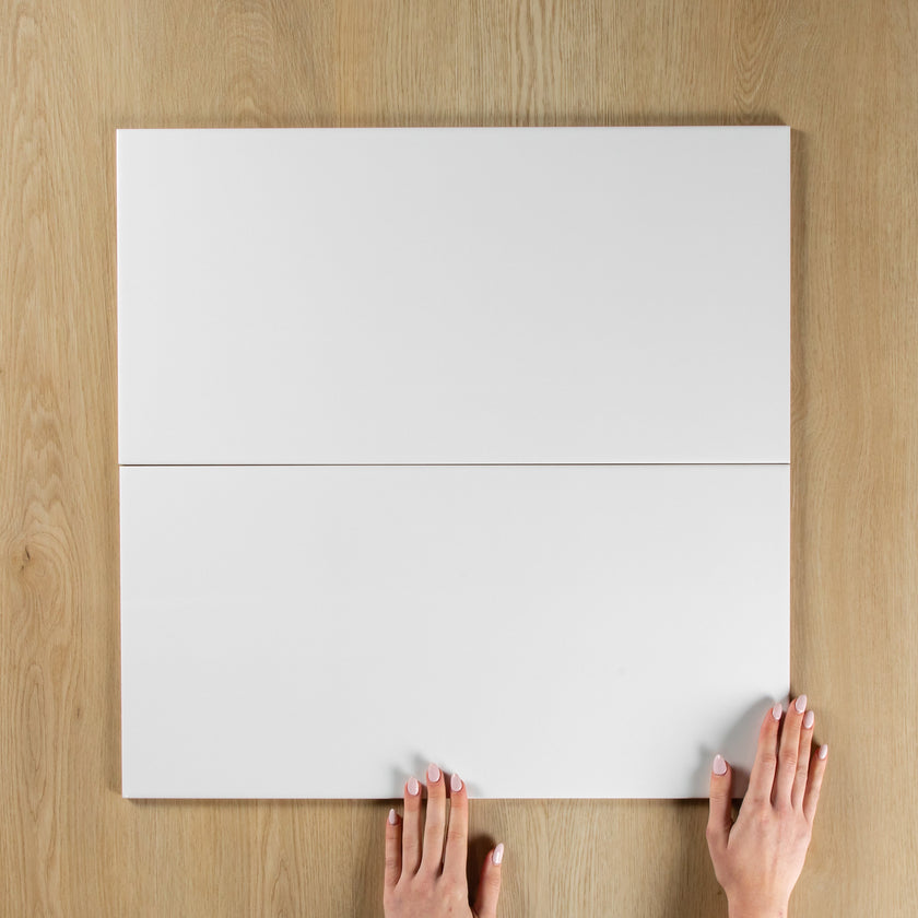 White Gloss Pressed Edge