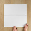 White Gloss Pressed Edge