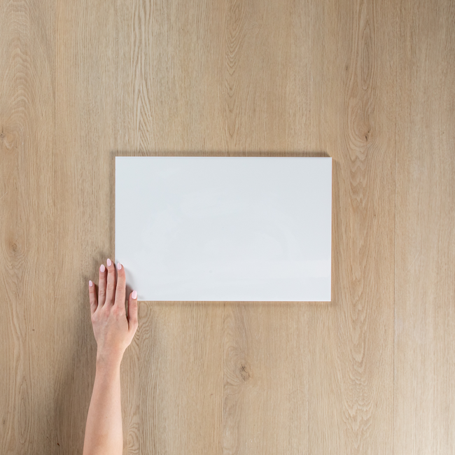 White Gloss Pressed Edge